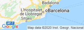 El Prat De Llobregat map